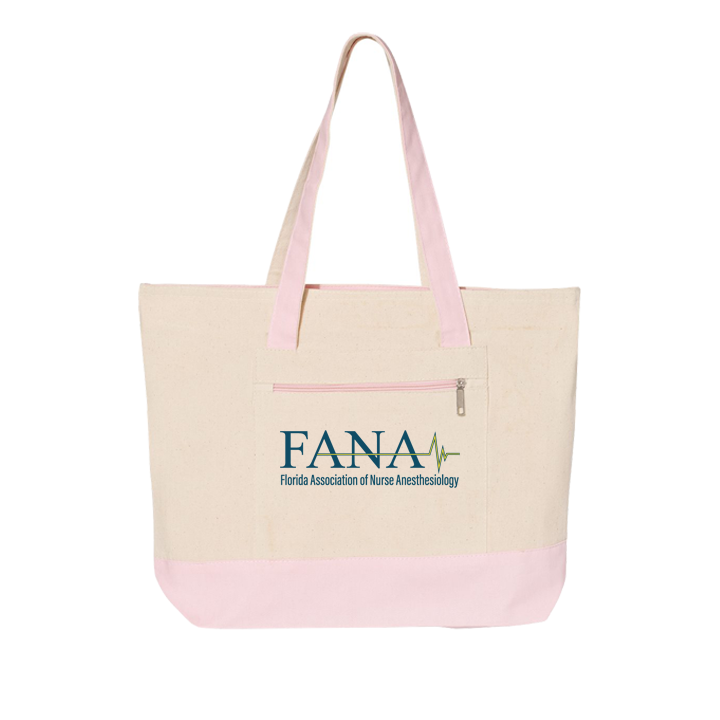 FANA 19L Zippered Canvas Tote
