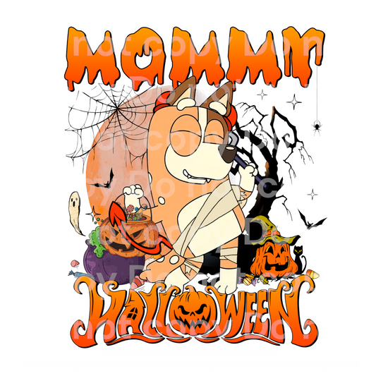 Halloween Pumpkin Mom Chili FBE Transfer Film 1048