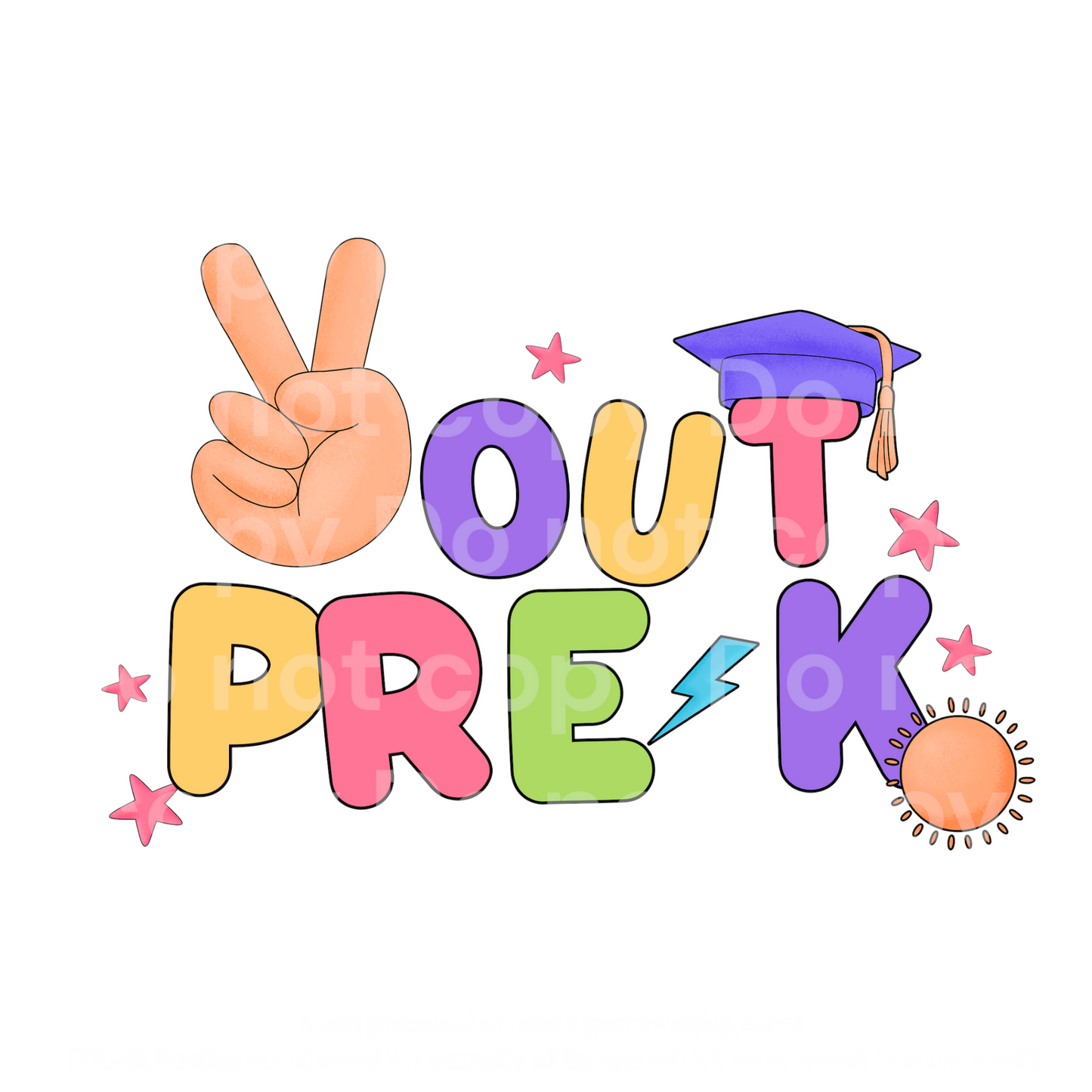 Peace Out Pre-K Transfer Film 2148