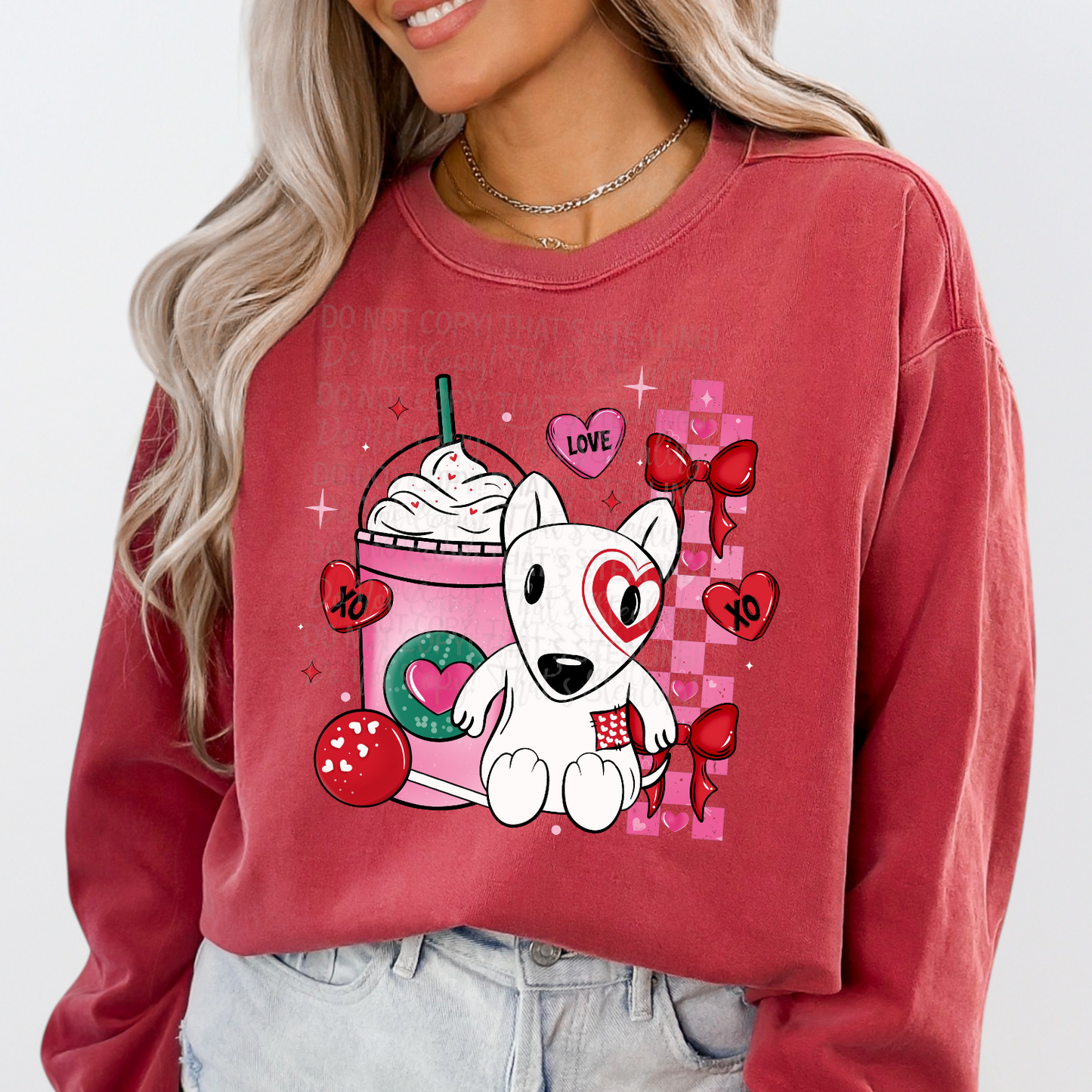 Matching DTF Series - Set Series - Valentine Frappe Dog TG124