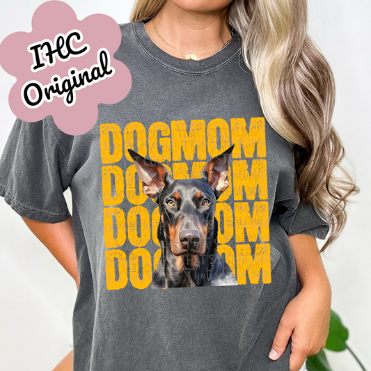 Dog Mom Doberman Pincher DTF Transfer Film