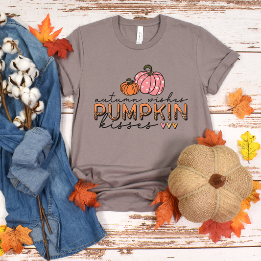 Autumn Wishes and Pumkin Kisses DTF Transfer Film 9034