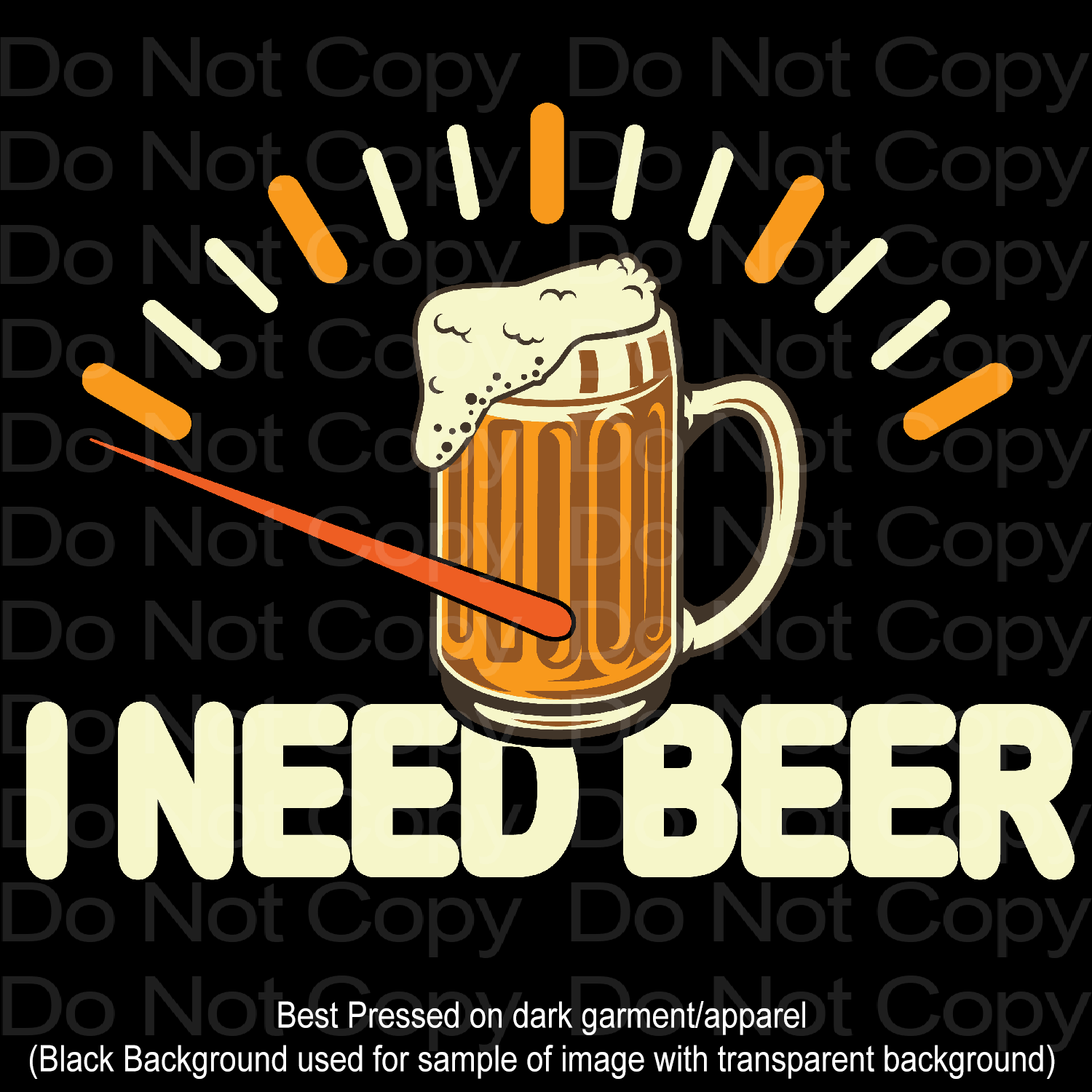 Beer Speedometer DTF Transfer Film 1172 – iheartcustoms