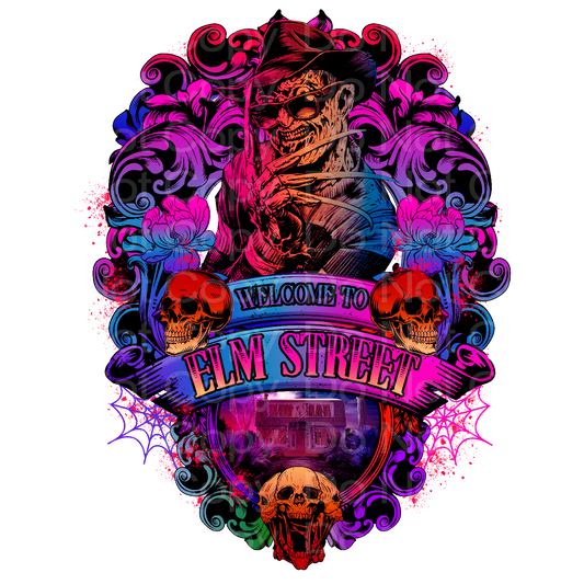 Colorful Elm Street Transfer Film 1069