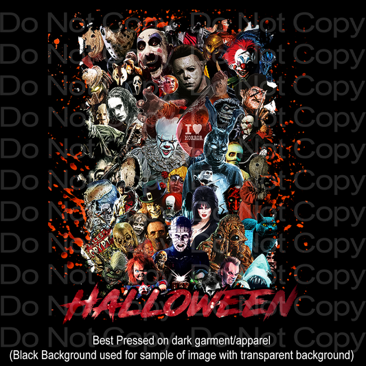 Horror Halloween Group of friends Transfer Film 1077