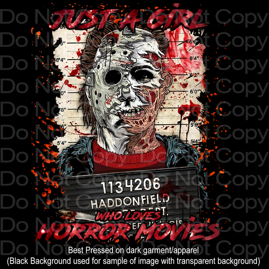Just a girl who loves horror Movies Transfer Film 1078
