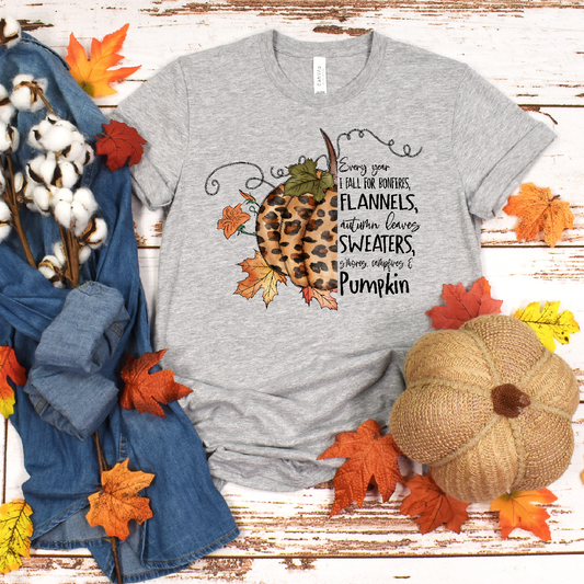 Leopard Pumpkin Fall DTF Transfer Film 9030