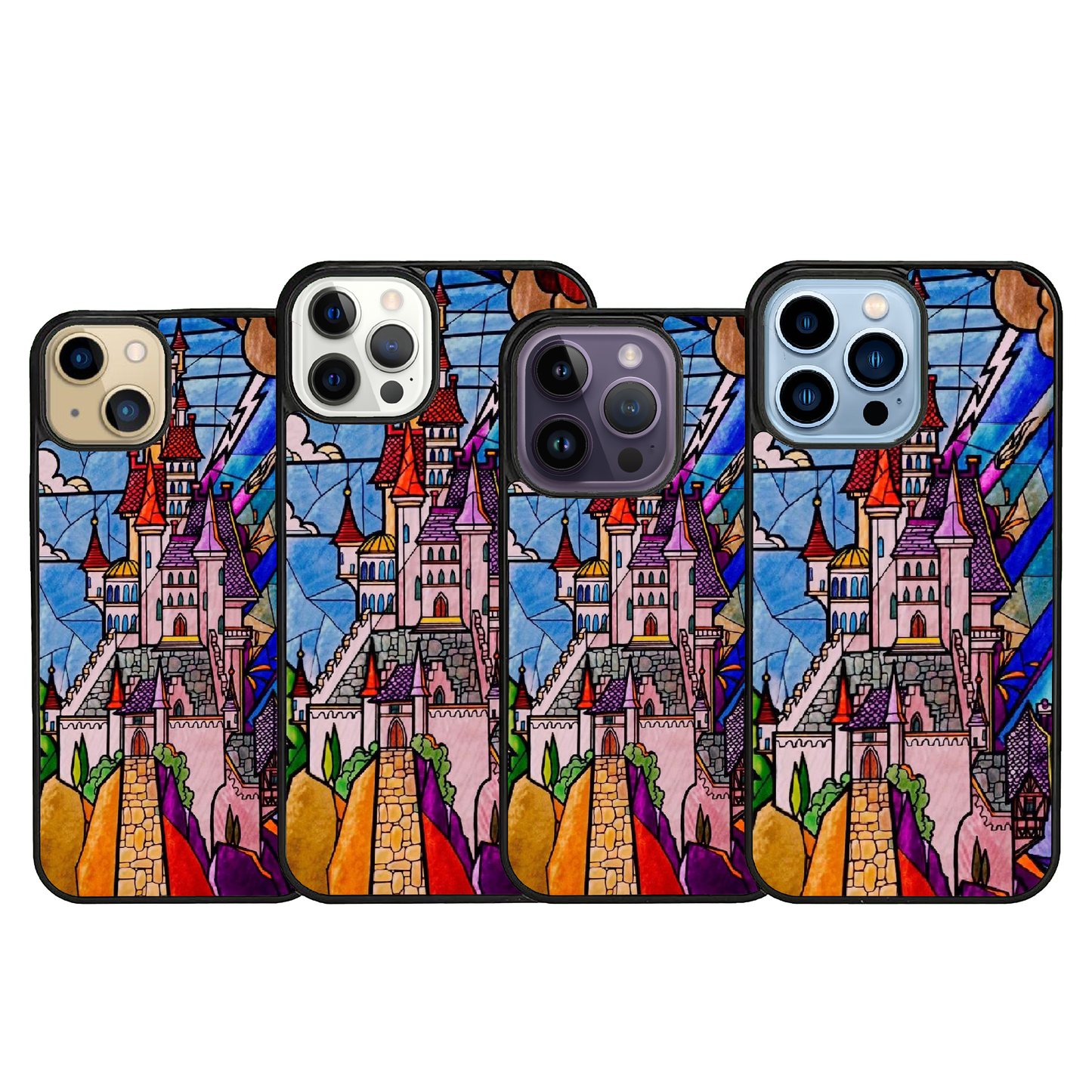 Magical Castle Glass Art iPhone or Galaxy Slim Case