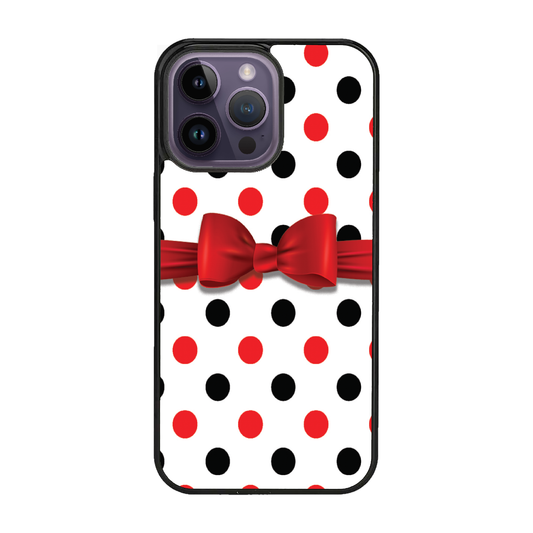Polka Dot Bow for iPhone Galaxy Slim Case