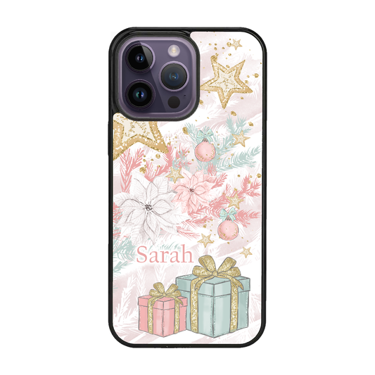 Personalized Pink Christmas for iPhone Galaxy Slim Case