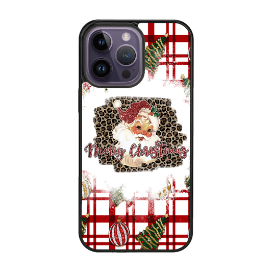Christmas Leopard Santa iPhone or Galaxy Slim Case