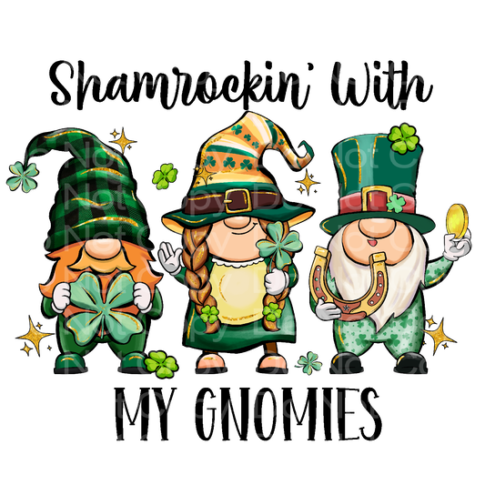 St Patrick Gnomies Transfer Film 1153