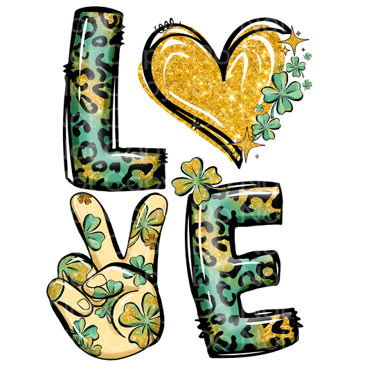 St Patrick Love Transfer Film 1150