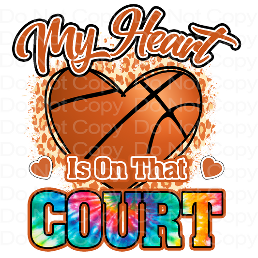 Basketball My Heart is on that Court Transfer Film 200A33