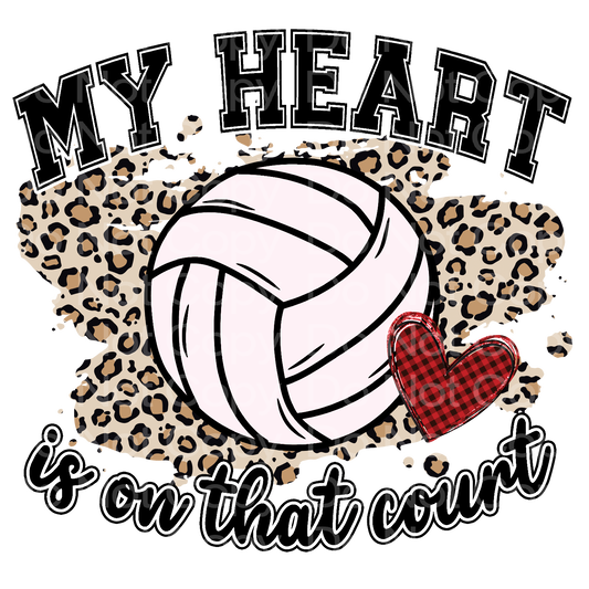 Volleyball My Heart is on that court Transfer Film 269