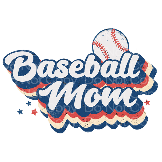 Retro Baseball Mom Transfer Film 200A14