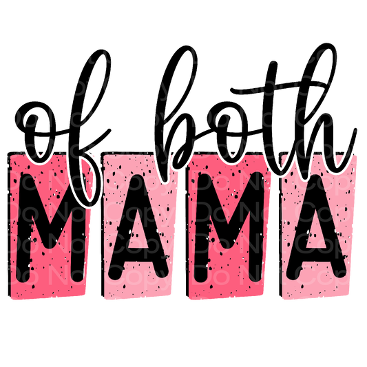 Pink Mom of Both Transfer Film 0405