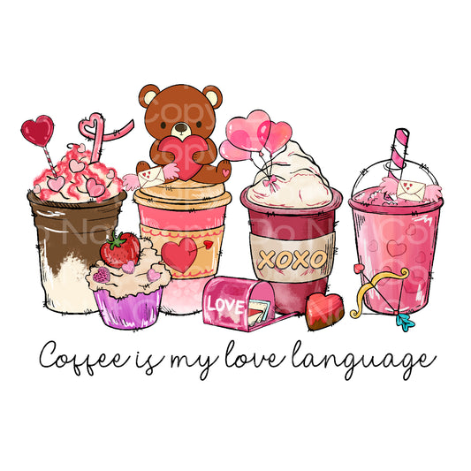 Coffee is my Love Transfer Film 220