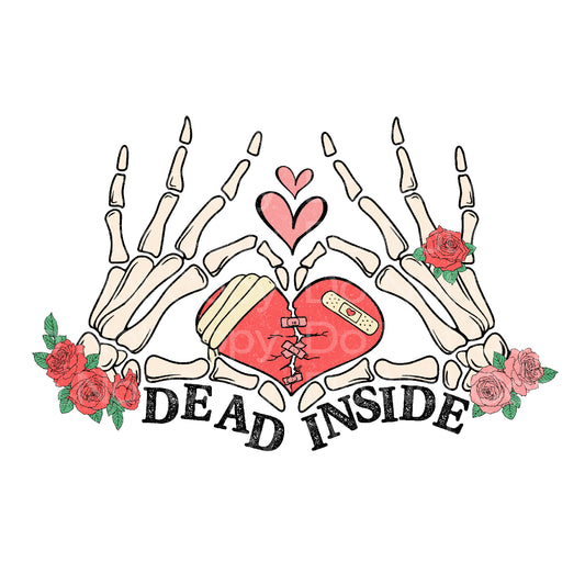 Dead Inside Broken Heart Transfer Film 226