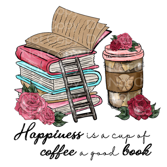 Coffee and Book Transfer Film 216