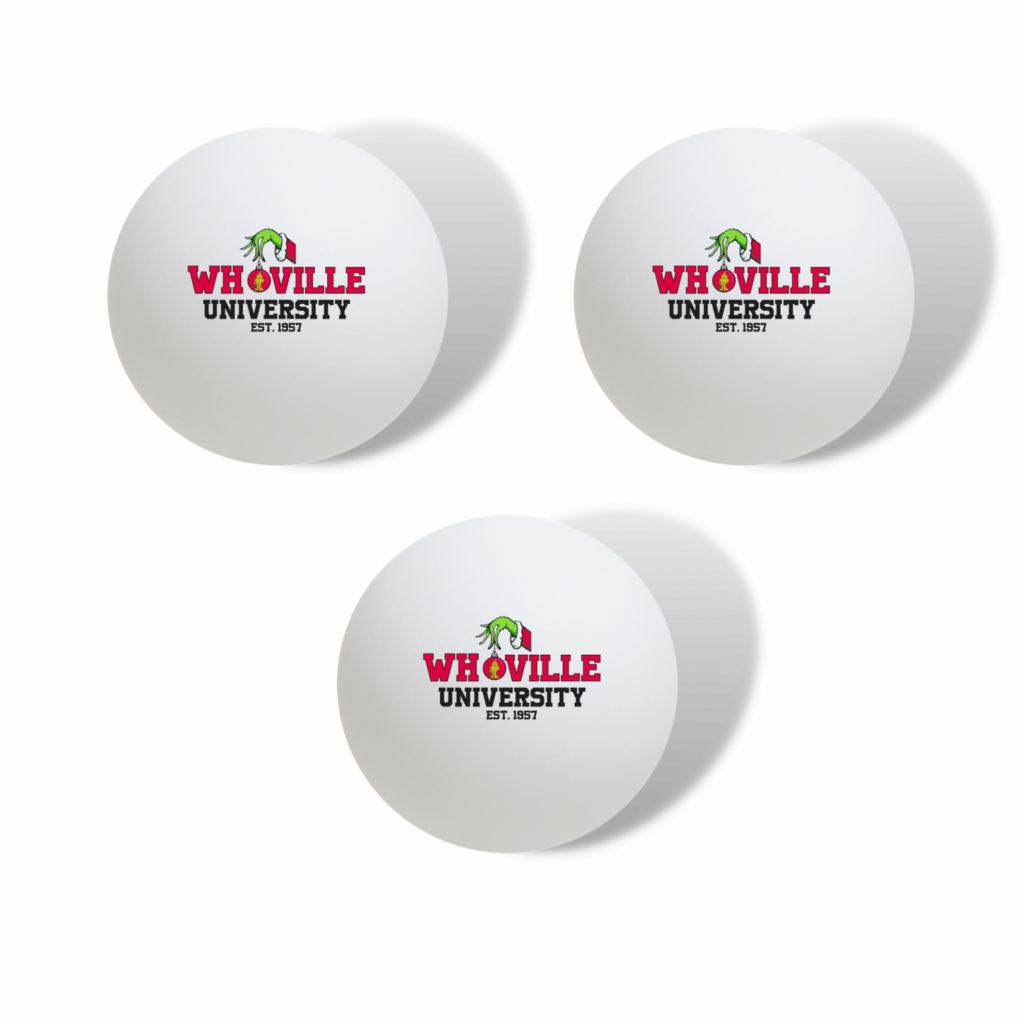 Whoville Grinch Ping Pong / Beer Pong Ball