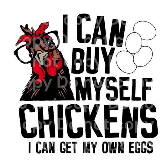 I can buy myself chickens Transfer Film 0459