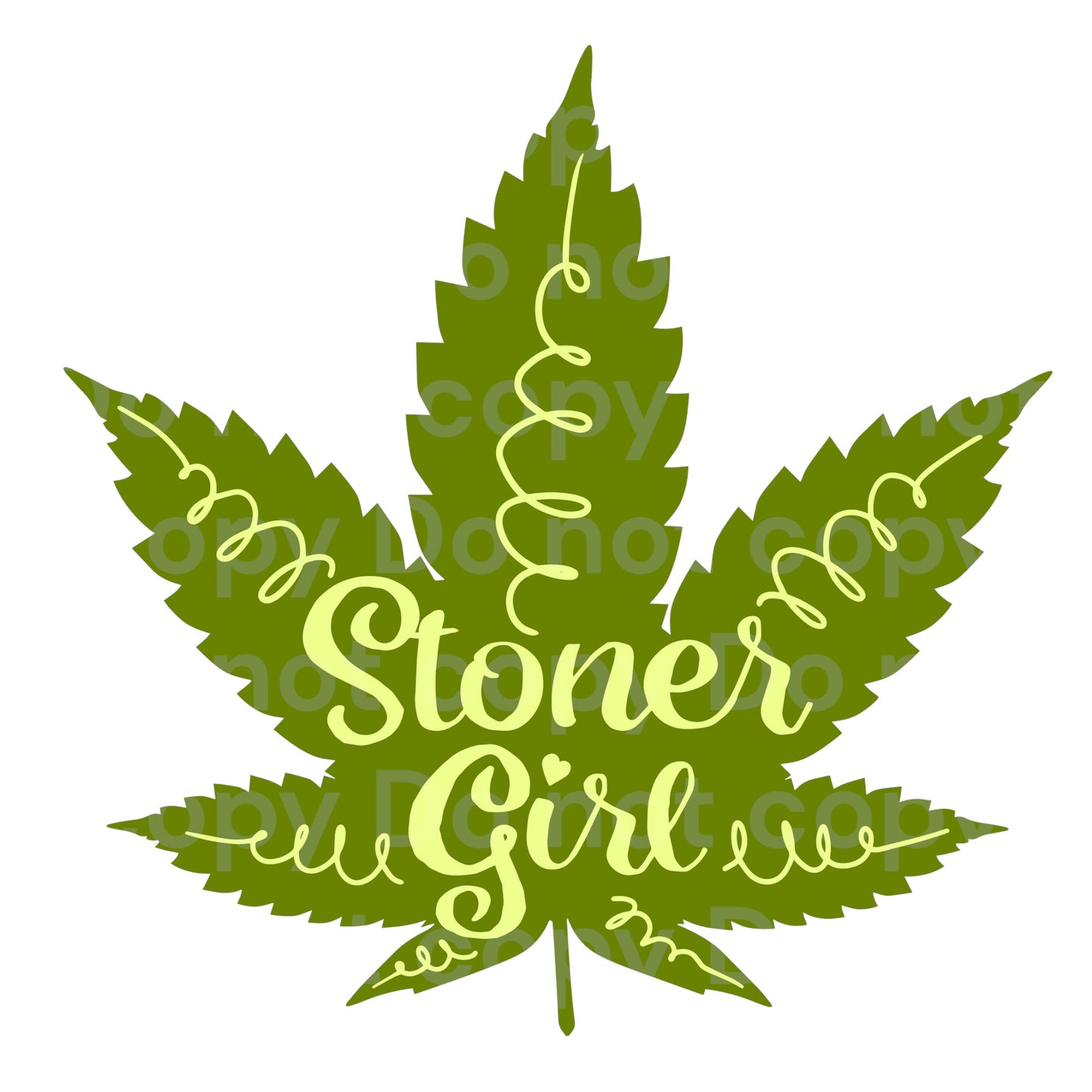 Stoner Girl Transfer Film 9130