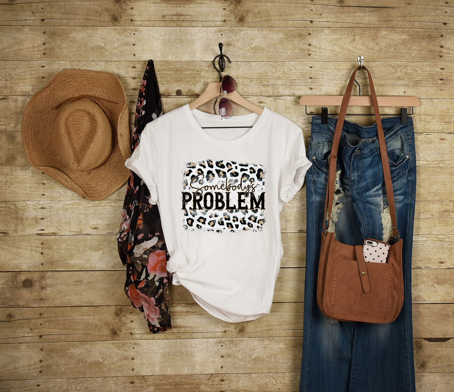 Somebody’s problem Adult Cotton T-shirt