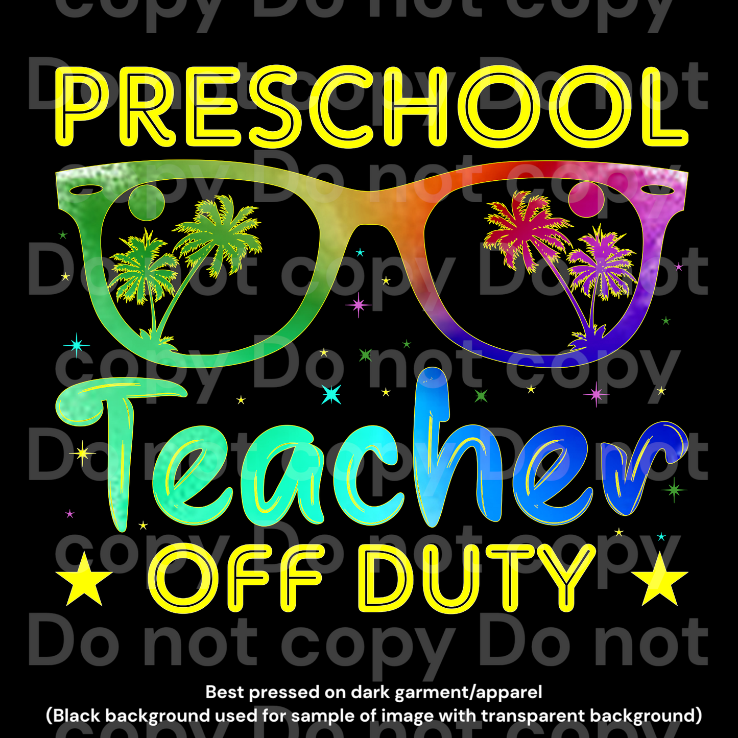Preschool Teacher Off Duty Transfer Film 2184
