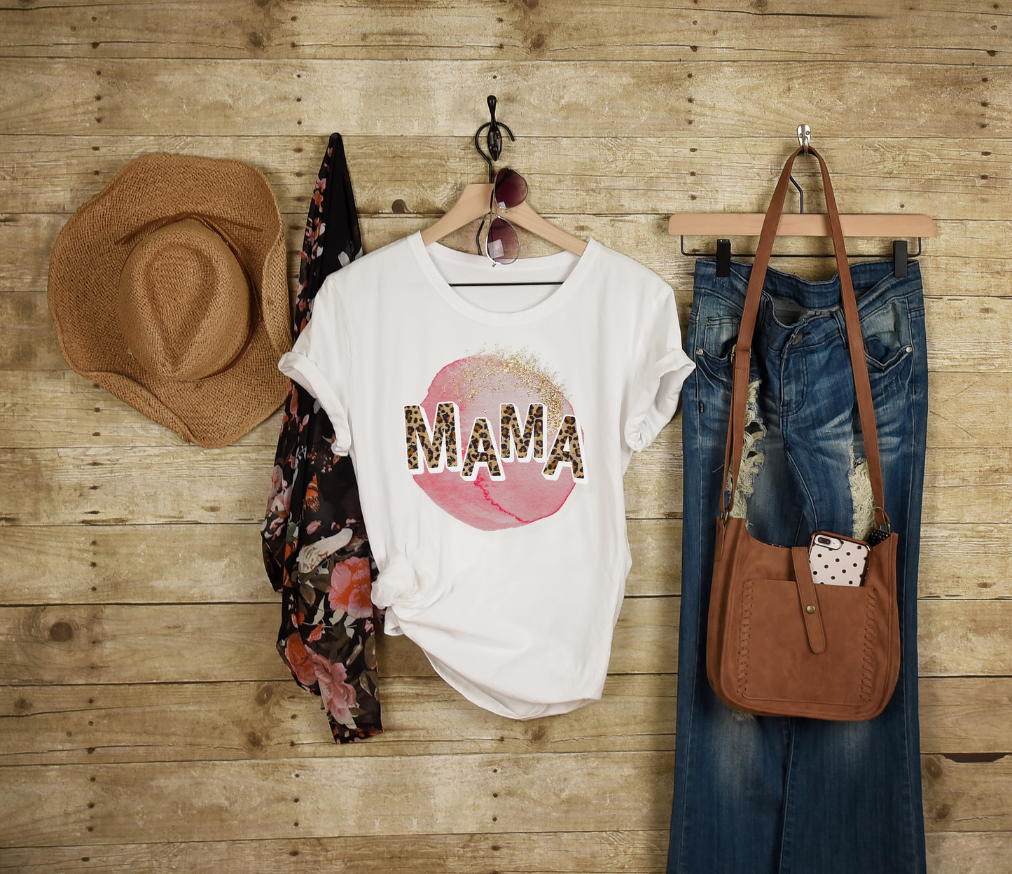 Pink Mama Adult Cotton T-shirt