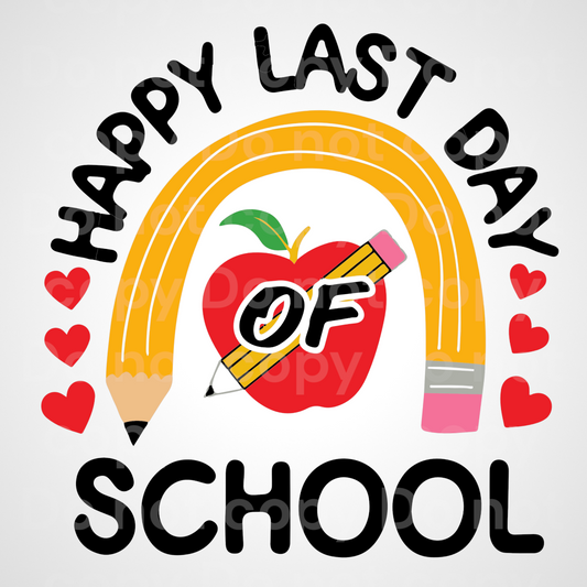 Last day of school Pencil Transfer Film 2180