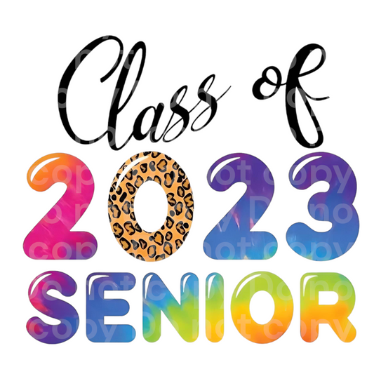 Colorful Class of 2023 Transfer Film 2214