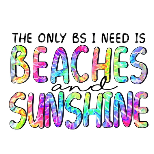 The only Bs I need is Beaches and Sunshine Transfer Film 1706