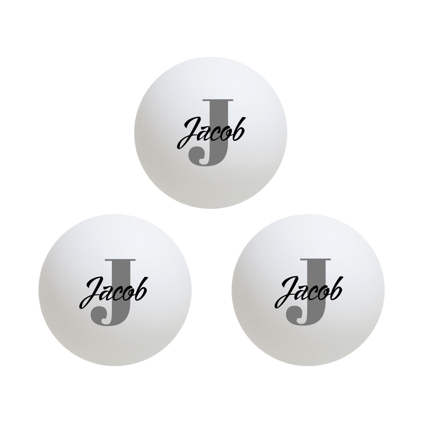 Initial & Name Ping Pong / Beer Pong Ball