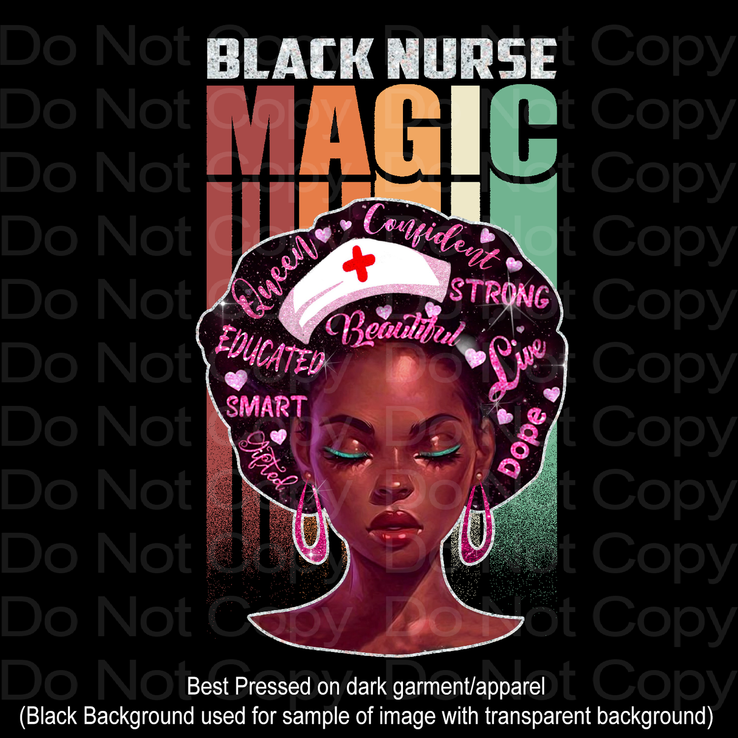 Black Nurse Magic Transfer Film 1873