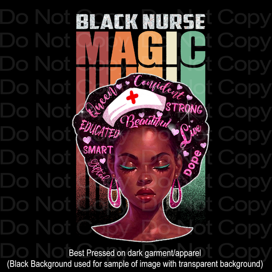Black Nurse Magic Transfer Film 1873